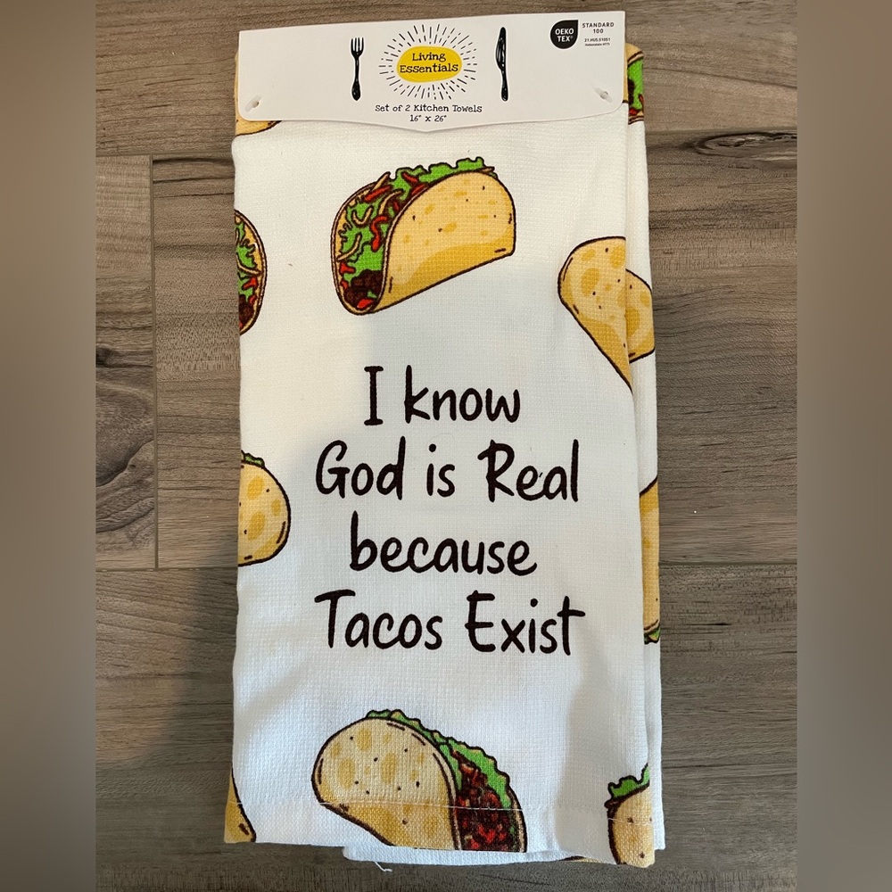 Living Essentials Taco Kitchen Towels